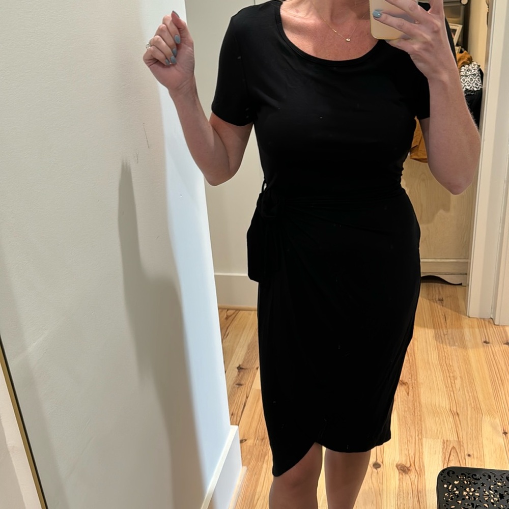 Black Wrap Dress